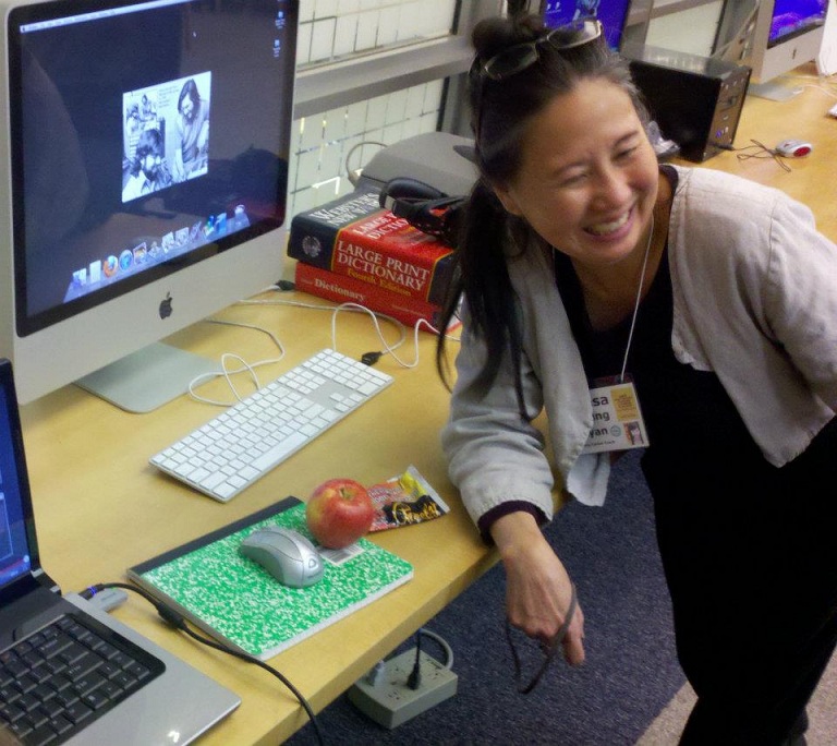 Coach Teresa LeYung-Ryan says Reach out not stress out to build your platform--photo by Leigh Anne Lindsey