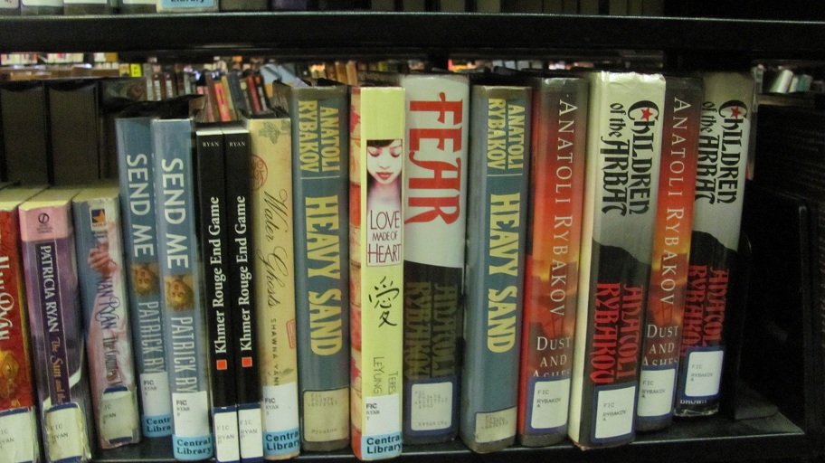 Love Made of Heart on shelf at Boston Public Library Central Branch